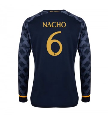 Real Madrid Nacho #6 Replica Away Stadium Shirt 2023-24 Long Sleeve